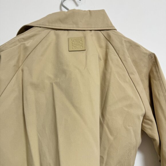 LOEWE Double-breasted pleated cotton-twill jacket - Picture 12 of 13